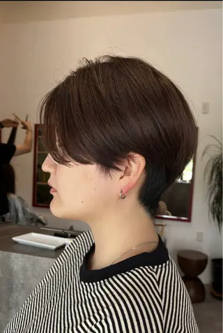 ショート メンズ ボブ/ショート/レイ ヤーセトcovo代表のヘアスタイル