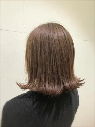 ミディアム カラー 山形 光輪子のヘアスタイル