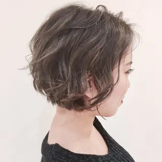 ショート カラー シールエクステ♦️ レイヤー♦️福田晃大のヘアスタイル