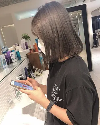 ミディアム 🫧透明感ヘア🫧 🧸竹花　彩希🧸のヘアスタイル
