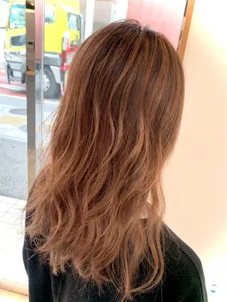 セミロング カラー VIE.ORNER 浦安店 三上真弥のヘアスタイル