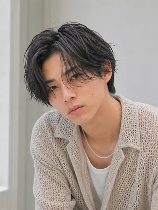 ミディアム パーマ メンズ 🌞塙　湧貴🌞 スパイキーショートのヘアスタイル