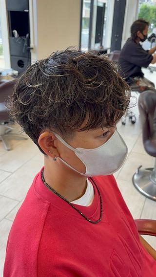 ショート パーマ メンズ 🍁メンズ特化美容師 /関根玲空🍁のヘアスタイル