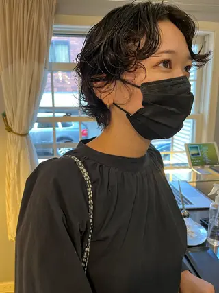 ショート パーマ eri kinjoのヘアスタイル