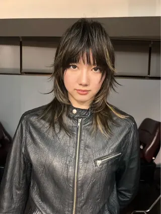 ミディアム 渋谷ショート、パーマ 美容師vain はるのヘアスタイル