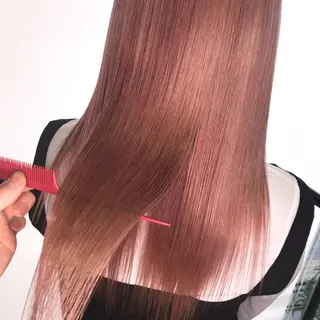 ロング カラー ヘアアレンジ TSUNA 🌙 Lim 五反田のマツエク・マツパデザイン