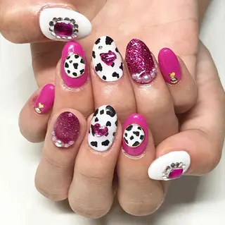 ネイル 渋谷／チップ長さ出し 👑アプレgel-xのネイルデザイン