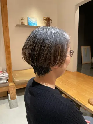 ショート パーマ ‪・カット/ SARAのヘアスタイル