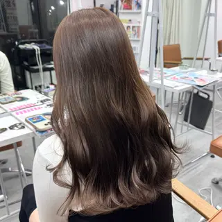 ロング カラー ヘアアレンジ ブリーチなしカラー /新百合ヶ丘/安形翔のヘアスタイル