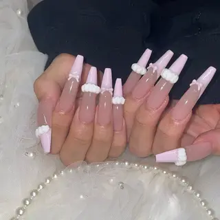 ネイル Blue daisy RIN🎀のネイルデザイン