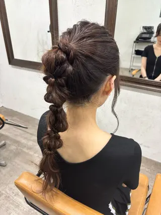 ヘアアレンジ ️韓国ヘア/レイヤー カット❤️Yūkaのヘアスタイル