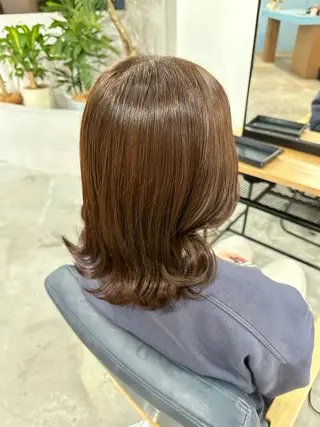 カラー oasis un アンドウチヒロのヘアスタイル
