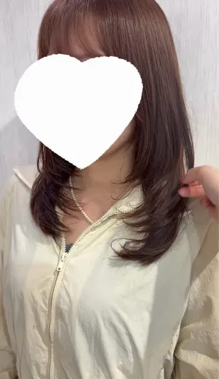 ミディアム 🤍韓国/レイヤー 石川花奈🤍のヘアスタイル