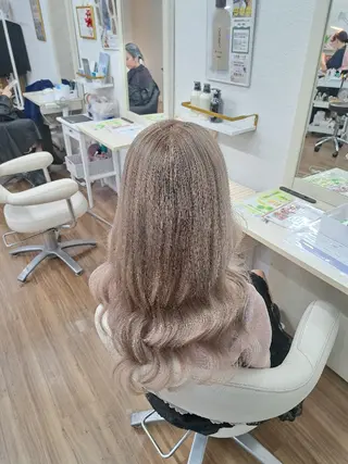 ロング カラー カワイイの研究家💄 GLOSS/はるなのヘアスタイル