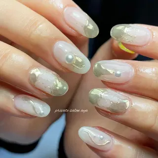 ミディアム ネイル richeri beautyのネイルデザイン
