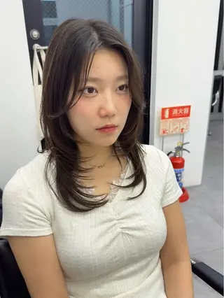 ロング 韓国ヘア🇰🇷 スズキのヘアスタイル