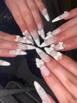 ネイル 33nail✴️栄 スミレ❇️Gel-xのネイルデザイン