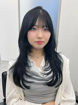 セミロング カラー 初めてでも安心🌟 newi町田✂のヘアスタイル