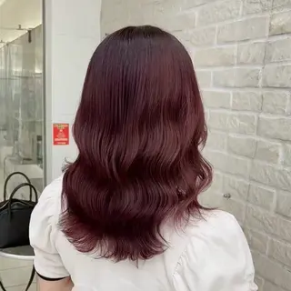 ロング カラー 縮毛矯正/ワンカラー モデル募集🫧田村のヘアスタイル