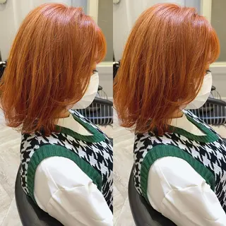 ミディアム カラー 佐々木 裕一のヘアスタイル