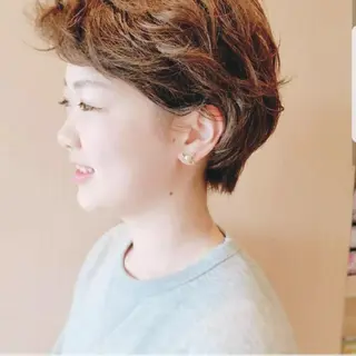 ショート 中村 真依のヘアスタイル