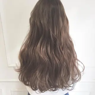ロング カラー パーマ ヘアアレンジ ◆感動口コミ/最小顔 理論カット◆森口 峻のヘアスタイル