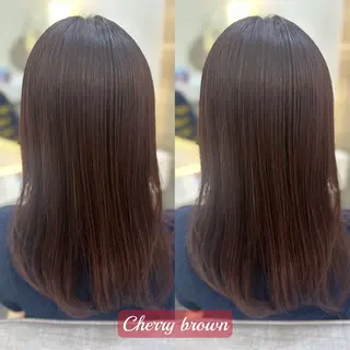 セミロング lovis🧸ゆうあ 🧸/透明感カラーのヘアスタイル