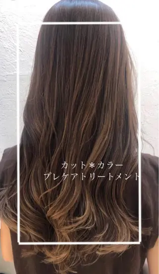 カラー 縮毛矯正/髪質改善/ 艶髪ササキナツミのヘアスタイル