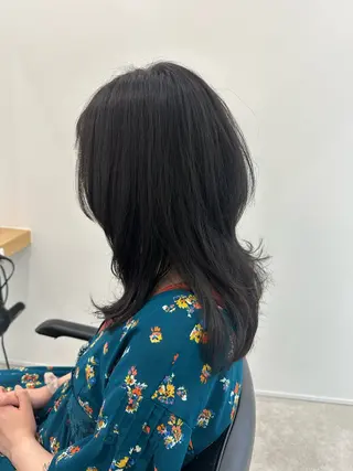 セミロング レイヤー/ヘアセット 💐nao.のヘアスタイル