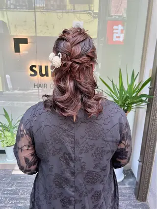 ミディアム カラー 「sumi」 AMIのヘアスタイル