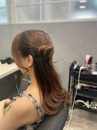 ロング 加藤 碧唯のヘアスタイル