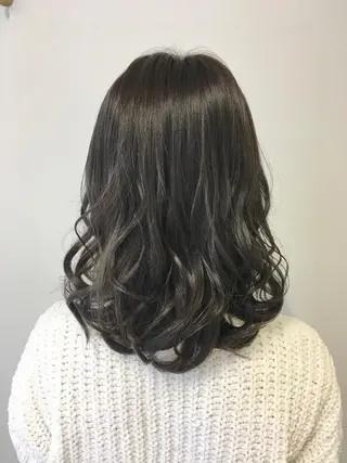 ミディアム カラー yoshi ☆のヘアスタイル