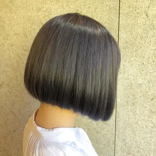 ミディアム 植田 彩のヘアスタイル