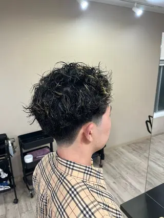 パーマ メンズ TIDEHIAR SHUSUKEのヘアスタイル