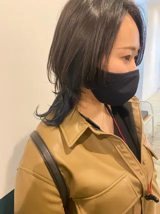 ミディアム 武内 凌レイヤーカット🐺のヘアスタイル