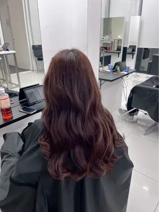 ロング カラー カラーモデル募集♩ ALIVEりんのヘアスタイル