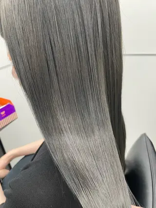 セミロング カラー スタイリスト /仲川葵のヘアスタイル