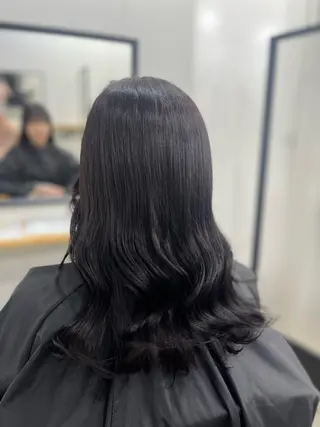 セミロング カラー ヘアアレンジ trip 大名 ／erina🎀のヘアスタイル
