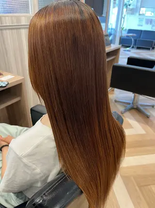 ロング カラー 艶髪特化 しゅんぼう 長岡髪質改善のヘアスタイル