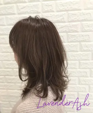 ミディアム カラー 岡田詩織 MODE Ks松原店のヘアスタイル