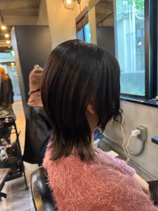 ミディアム 🫧透明感ブリーチ 🫧𝑳𝒖𝒏𝒂のヘアスタイル