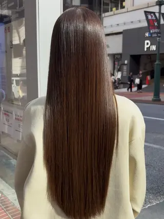 ロング 新宿×髪質改善カラー 美髪/艶髪/岩重知弥のヘアスタイル