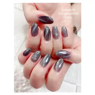 ミディアム ネイル 🐾enen style 🐾のネイルデザイン