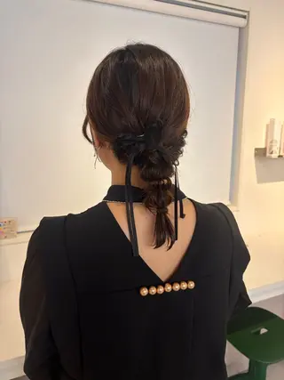 ミディアム ✨色持ちの良い艶 カラー✨蟹江真世のヘアスタイル