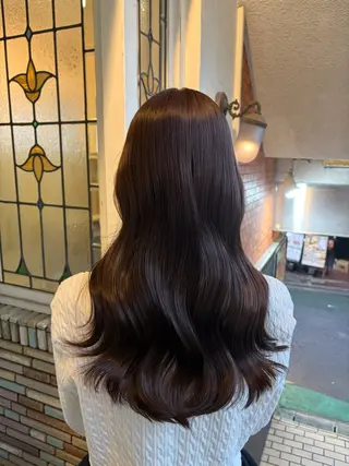 セミロング 【艶髪カラー】 omiのヘアスタイル
