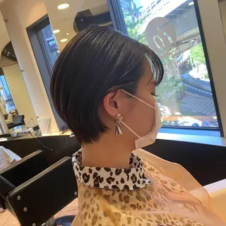 ショート Yu シールエクステのヘアスタイル