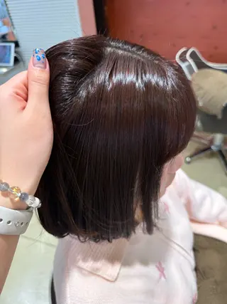 カラー 淡色┊︎ナチュラル 🧁奈那美🧁*.゜のヘアスタイル