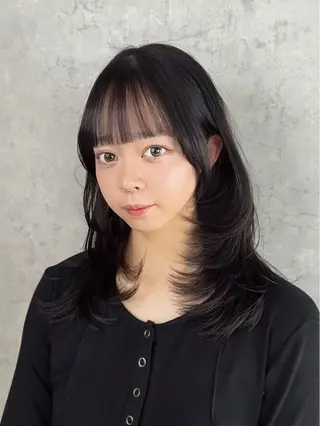 ミディアム トレンド韓国レイヤー 🇰🇷のんのヘアスタイル