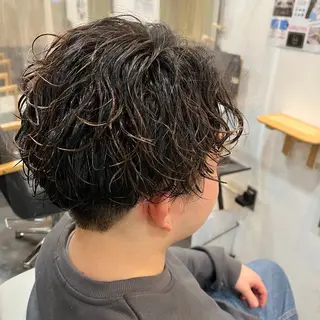 パーマ メンズ 橋野 来夢のヘアスタイル