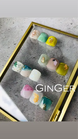 ネイル ginger nail&spaのネイルデザイン